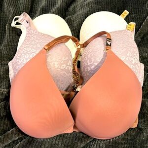 3 NWT Victoria's Secret Padded Bras